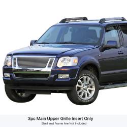 APS - APS Stainless Billet Grille Polish 07-10 Explorer Sport Trac GR06FEE28S - Image 1