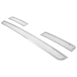 APS - APS Wire Mesh Bumper Grille Polish for 01-03 Toyota RAV4 GR20GEE77T - Image 2