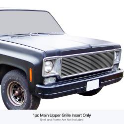 APS - APS Stainless Billet Grille Polish 73-80 GM C/K Truck GR03HEJ08S - Image 1