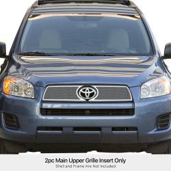 APS - APS Wire Mesh Grille Polish for 09-12 Toyota RAV4 GR20GEE78T - Image 1