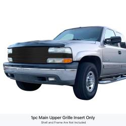 APS - APS Stainless Billet Grille Black Silverado 1500/Tahoe/Suburban GR03HEJ25J - Image 1
