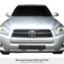 APS - APS Wire Mesh Bumper Grille Polish for 09-12 Toyota RAV4 GR20GEE80T - Image 1