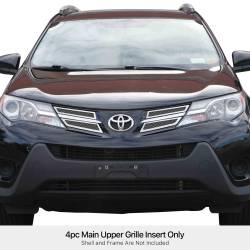 APS - APS Wire Mesh Grille Polish for 13-15 Toyota RAV4 GR20GEE81T - Image 1