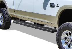 APS - APS IStep 5" Running Boards Black for 10-24 RAM HD Mega IB04EBJ9B - Image 1