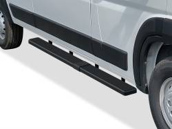 APS - APS IStep 5" Running Boards Black for 14-25 RAM Promaster LWB IB04EDJ1B - Image 1