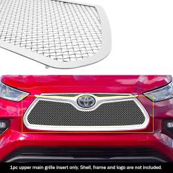 APS - APS Wire Mesh Grille Polish for 20-25 Toyota Highlander GR20GEJ41T - Image 1
