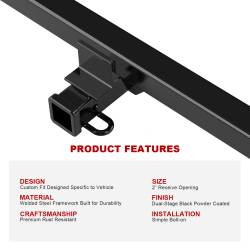 APS - APS Class III 2" Trailer Receiver Hitch 13-16 Mazda CX-5 HT24CJA27 - Image 5