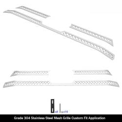 APS - APS Wire Mesh Grille Polish for 16-19 Toyota Tacoma SR5 GR20GFC29S - Image 2
