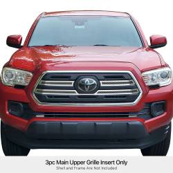APS - APS Wire Mesh Grille Polish for 16-19 Toyota Tacoma SR5 GR20GFC29T - Image 1
