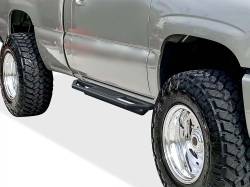 APS - APS Truck Armor Running Boards Black 99-06 Silverado/Sierra Reg IA03SJJ7B - Image 1