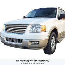 APS - APS Stainless Billet Grille Brushed 03-06 Ford Expedition GR06FEG15C - Image 1