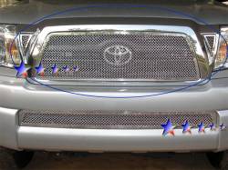 APS - APS Wire Mesh Grille Polish for 05-10 Toyota Tacoma GR20GFD56T - Image 1