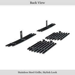 APS - APS Stainless Billet Bumper Grille Black 03-05 Silverado 1500/HD GR03HGI44J - Image 3