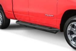 APS - APS Truck Armor Running Boards Black for 19-25 RAM 1500 Qaud IA04SAE9B - Image 1