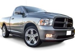 APS - APS IA04SAG8B Truck Armor Running Boards Black for 09-18 RAM 1500/HD Reg - Image 2