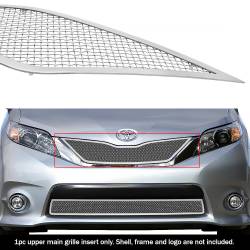 APS - APS Wire Mesh Grille Polish for 11-17 Toyota Sienna SE GR20GFD99T - Image 1