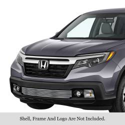 APS - APS Stainless Billet Bumper Grille Polish 17-20 Honda Ridgeline GR08FEJ05S - Image 1