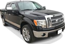 APS - APS Truck Armor Running Boards Black 04-14 Ford F150 Extended IA06SAG6B - Image 2
