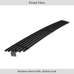 APS - APS Stainless Billet Bumper Grille Black 04-05 Ford Ranger GR06FEG37J - Image 2