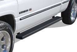 APS - APS IStep 5" Running Boards Black for 94-01 RAM Club Cab IB04EJD6B - Image 1