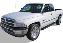 APS - APS IStep 5" Running Boards Black for 94-01 RAM Club Cab IB04EJD6B - Image 2