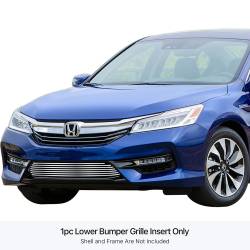 APS - APS Stainless Billet Bumper Grille Polish 16-17 Honda Accord Sedan GR08FFC51S - Image 1