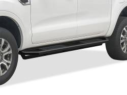 APS - APS Truck Armor Running Boards Black 19-23 Ford Rangler Crew IA06SBC9B - Image 1
