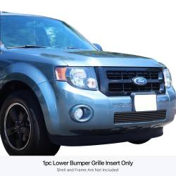 APS - APS Stainless Billet Bumper Grille Black 08-12 Ford Escape GR06FEG84J - Image 1