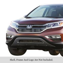 APS - APS Stainless Billet Grille Brushed 15-16 Honda CR-V GR08FFD21C - Image 1