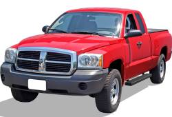 APS - APS IStep 5" Running Boards Black for 05-11 Dodge Dakota Club IB04EJF4B - Image 2