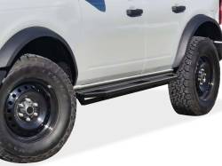 APS - APS Truck Armor Running Boards Black 21-25 Ford Bronco 4DR IA06SCA1B - Image 2