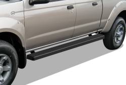 APS - APS IB14EBB5B IStep 5" Running Boards Black for 99-04 Nissan Frontier Crew - Image 1