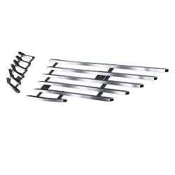 APS - APS Stainless Billet Grille Brushed 12-13 Honda Fit Base GR08FFD24C - Image 2