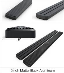APS - APS IStep 5" Running Boards Black for 05-15 Nissan Xterra IB14EBB8B - Image 3