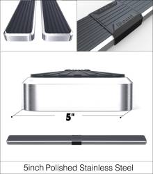 APS - APS IStep 5" Running Boards Brushed for 12-21 Nissan NV Van IB14EDJ7A - Image 3