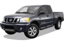 APS - APS IStep 5" Running Boards Black for 04-25 Titan/XD King IB14EJD9B - Image 2