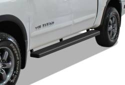APS - APS IStep 5" Running Boards Black for 04-25 Titan/XD Crew IB14EJE0B - Image 1