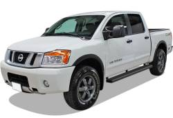 APS - APS IStep 5" Running Boards Black for 04-25 Titan/XD Crew IB14EJE0B - Image 2