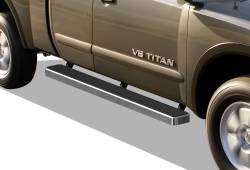 APS - APS IStep 5" Running Boards Brushed for 05-25 Frontier King IB14EJI4A - Image 1