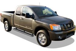 APS - APS IStep 5" Running Boards Brushed for 05-25 Frontier King IB14EJI4A - Image 2