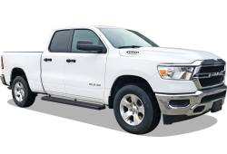 APS - APS IStep 6" Running Boards Black for 19-25 RAM 1500 Quad IB04FAE9B - Image 2