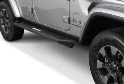 APS - APS Truck Armor Running Boards Black for 18-25 Wrangler JL 4DR IA10SAA1B - Image 1