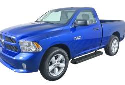 APS - APS IStep 6" Running Boards Black for 09-18 RAM 1500/HD Reg IB04FAG8B - Image 2