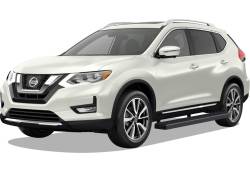 APS - APS IStep 6" Running Boards Black for 14-20 Nissan Rogue IB14FBF9B - Image 2