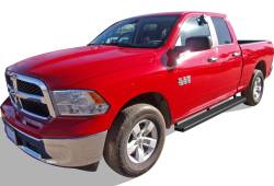 APS - APS IStep 6" Running Boards Black for 09-18 RAM 1500 Quad IB04FAG9B - Image 2