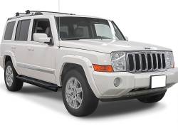 APS - APS Truck Armor Running Boards Black for 05-10 Grand Cherokee IA10SAJ8B - Image 2