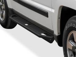 APS - APS Truck Armor Running Boards Black for 08-13 Jeep Liberty IA10SBA9B - Image 1