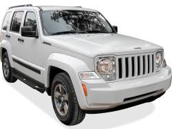 APS - APS Truck Armor Running Boards Black for 08-13 Jeep Liberty IA10SBA9B - Image 2