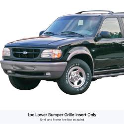 APS - APS Stainless Billet Bumper Grille Polish 95-98 Ford Explorer GR06FEJ24S - Image 1