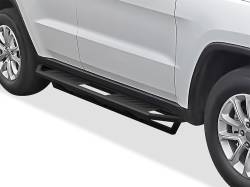 APS - APS IA10SBG7B Truck Armor Running Boards Black for 11-22 Grand Cherokee WK2 - Image 1